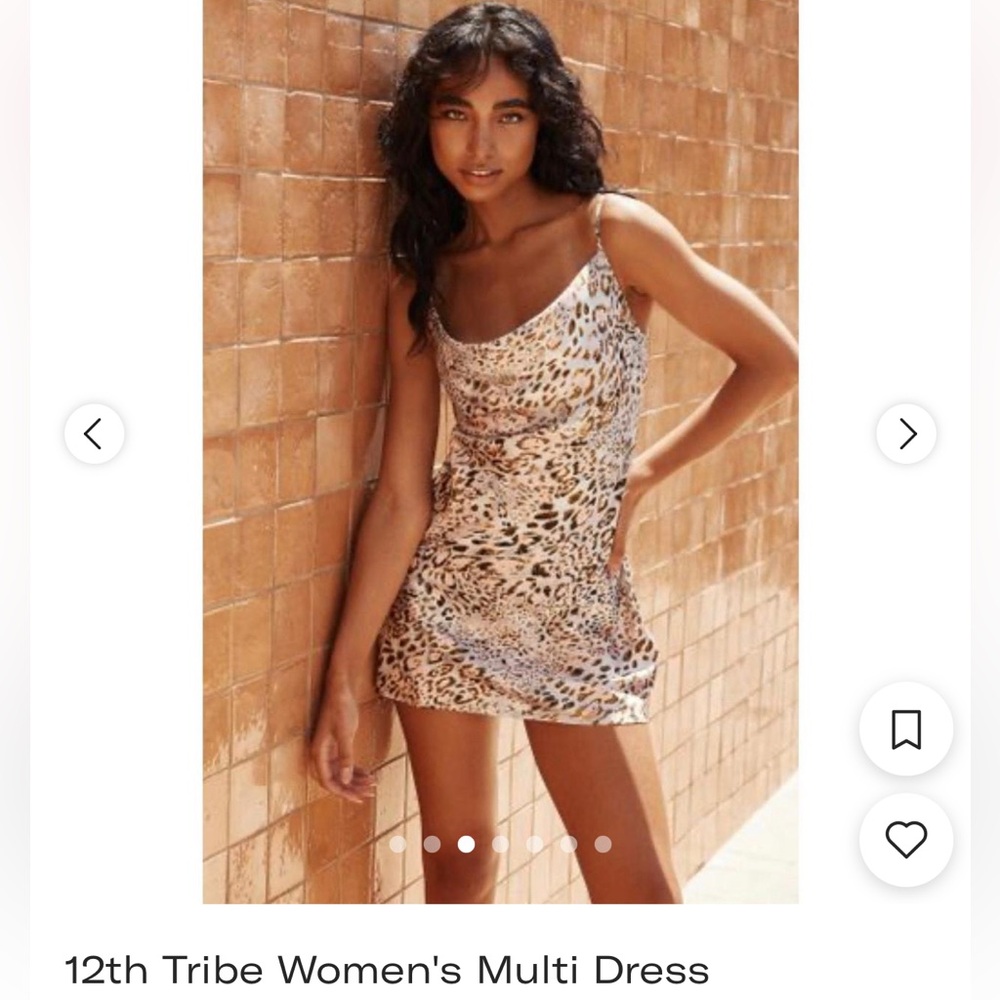 12th Tribe leopard Mini Dress